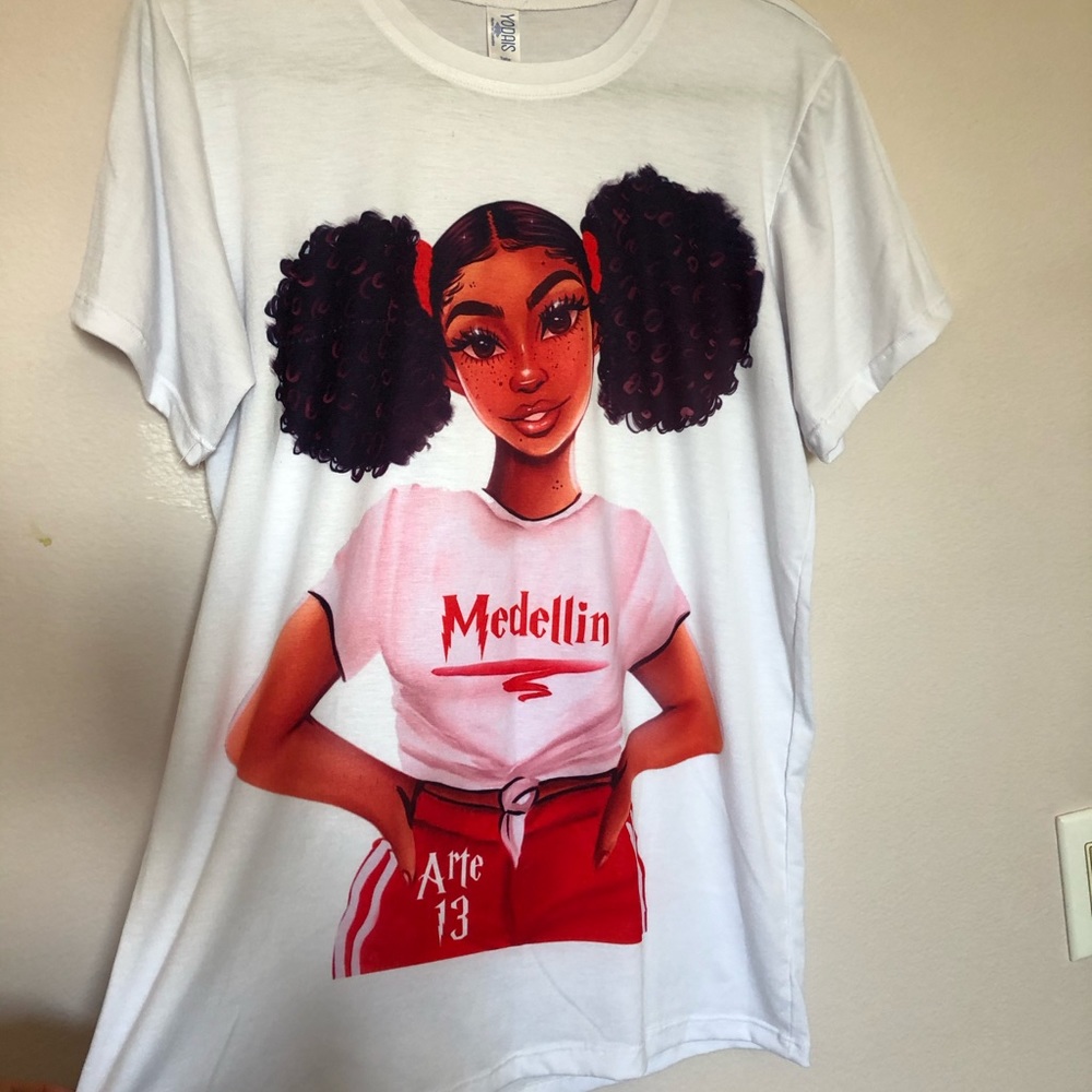 Unique Printed Tee from Colombia